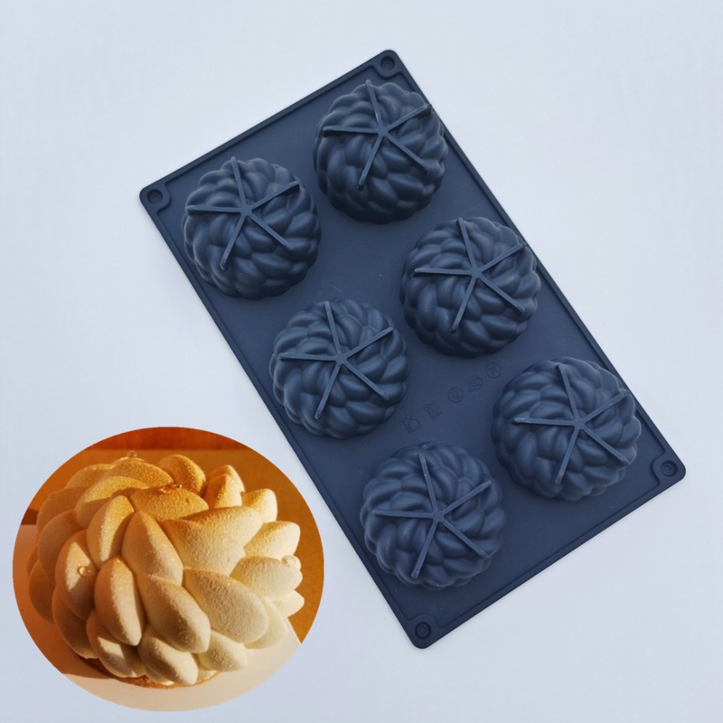 Donut Mold Silicone - 6 Cells Silicone Cake Molds Flower