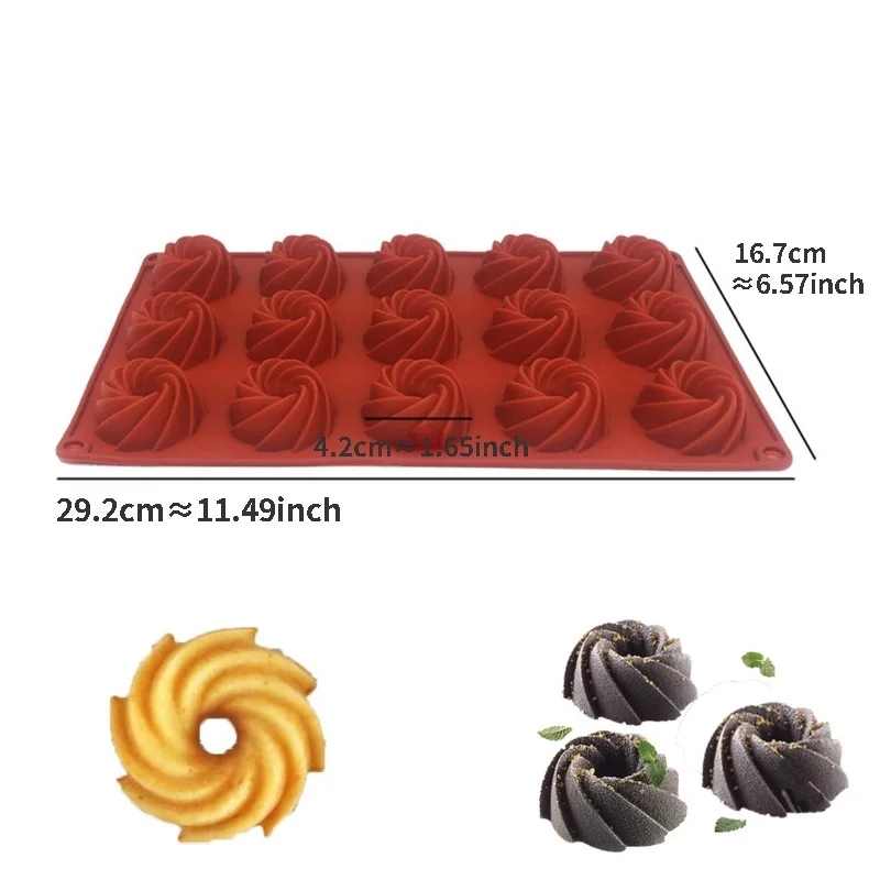 Donut Mold Silicone - Round Mini Muffin Silicone Mold DIY