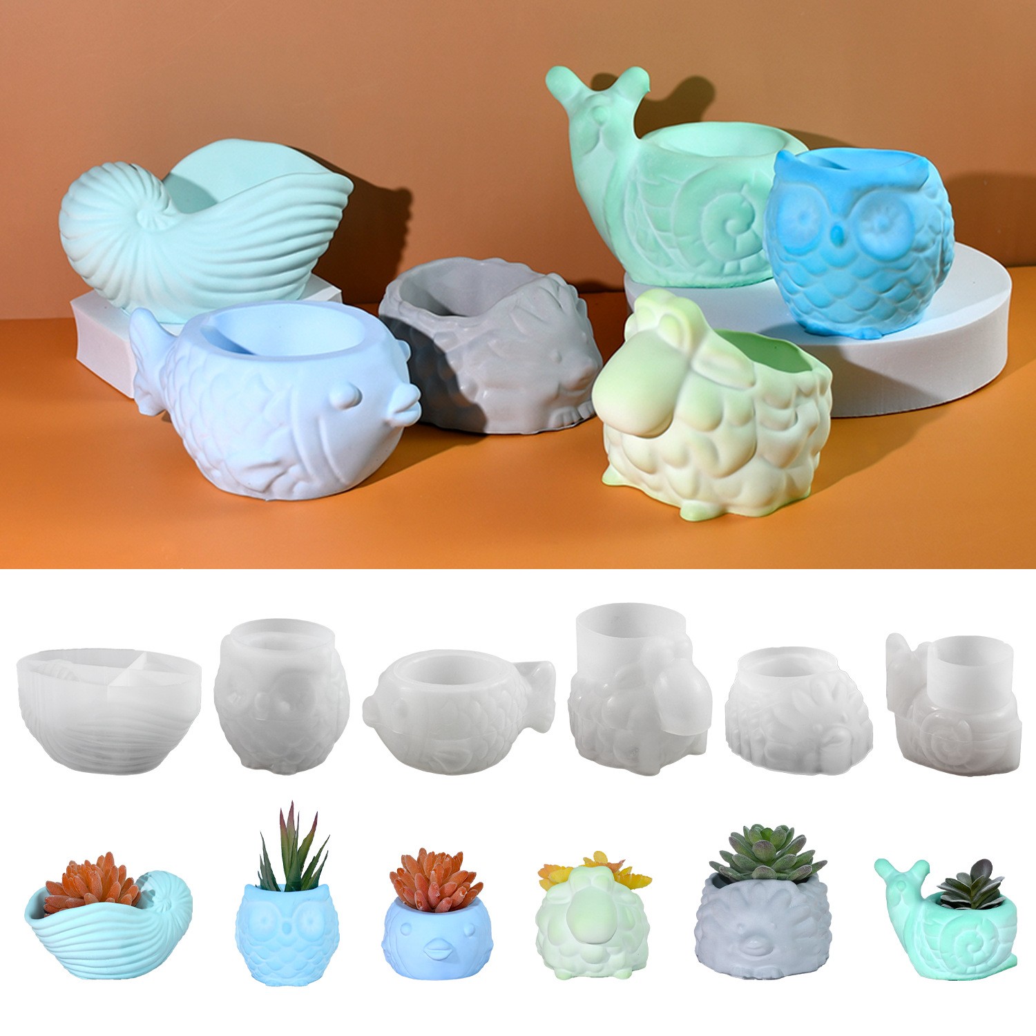 3D Animal Flower Pot Silicone  – Potsticker Mold Bewertung und Preis