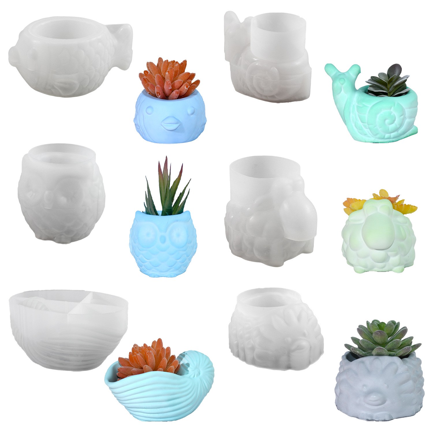 3D Animal Flower Pot Silicone  – Potsticker Mold Bewertung und Preis