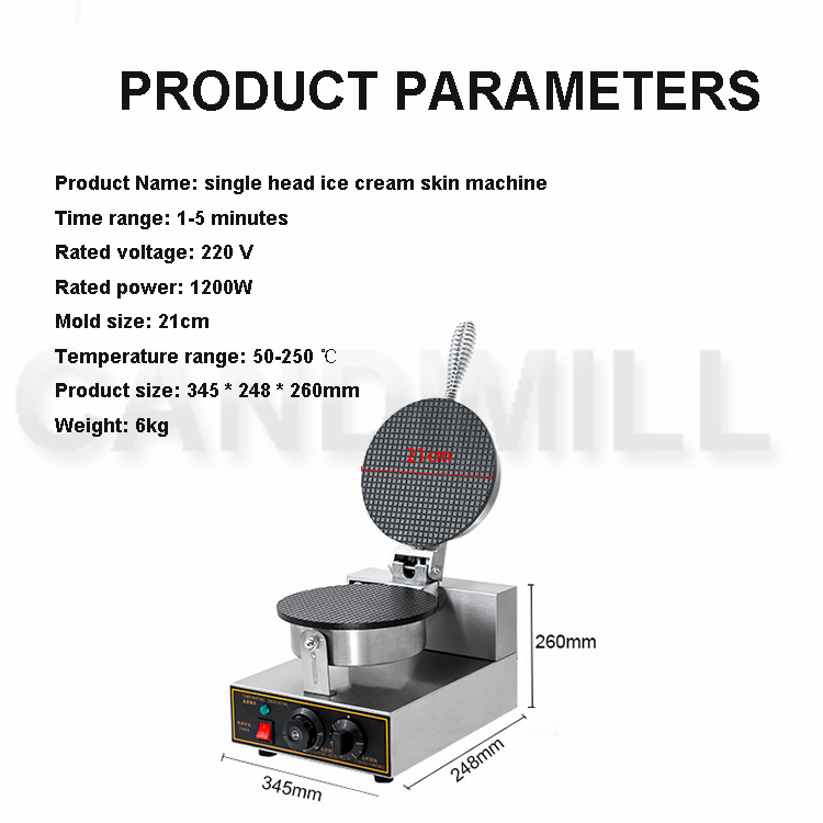 CANDIMILL Commercial Electric  – Waffle Cone Maker Bewertung und Preis
