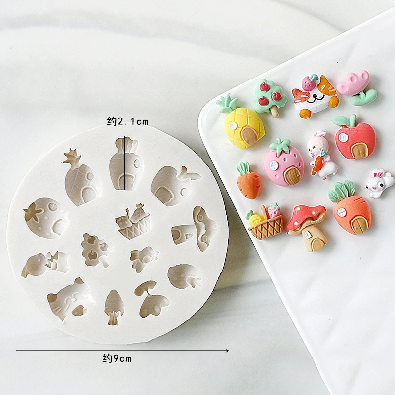 Cute Bunny Bear Carrot House S – Bunny Cake Mold Bewertung und Preis