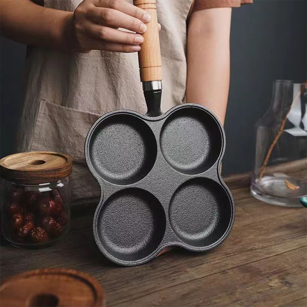 4-Hole Frying Pan Non Stick Br – Egg Waffle Pan Bewertung und Preis