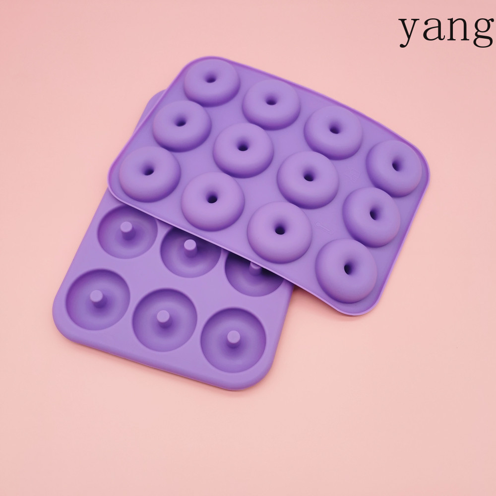 Yjq 3pcs thickened 12 even sil – Donut Mold Silicone Bewertung und Preis