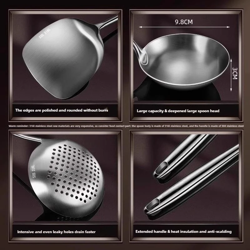 316 Stainless Steel Wok Spatul – Okonomiyaki Spatula Bewertung und Preis