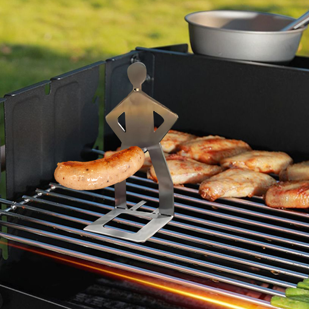 1-5PCS Stainless Steel BBQ Sau – Hot Dog Press Bewertung und Preis